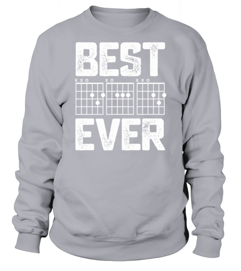 Guitarist Dad Best Daddy Ever Guitar Chord Vintage Sweatshirt Unisex
