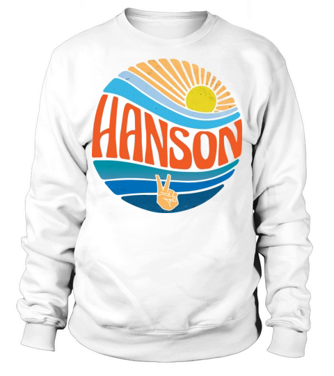 Hanson Shirt Vintage Sunset Hanson Groovy Tie Dye Sweatshirt Unisex