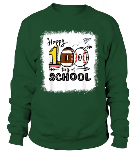 Happy 100th Day Of School Teacher Student 100 Days Sweatshirt Unisex