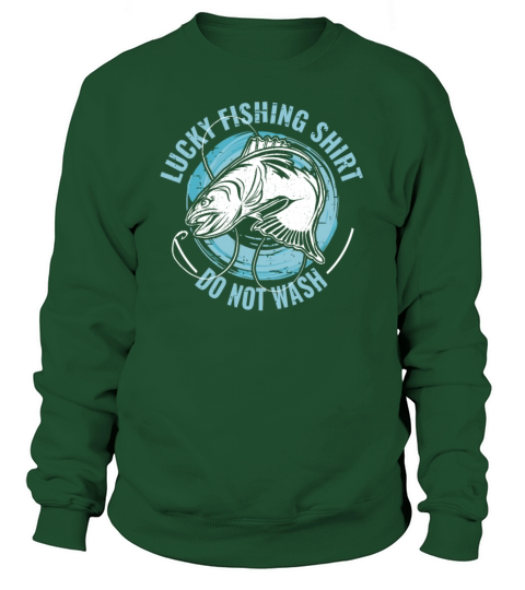 Lucky Fishing Shirt for Fish Hunter and Fisherman Sweatshirt Unisex