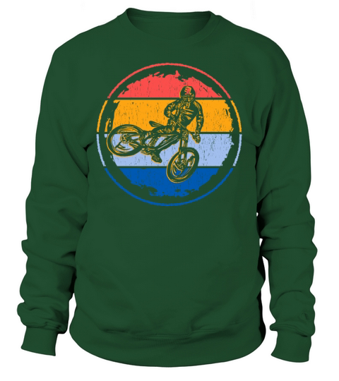 Mountain Bike Vintage Biking Down Hill Bicycle Sweatshirt Unisex
