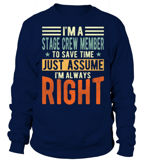 Stage Crew Member Sweatshirt Unisex