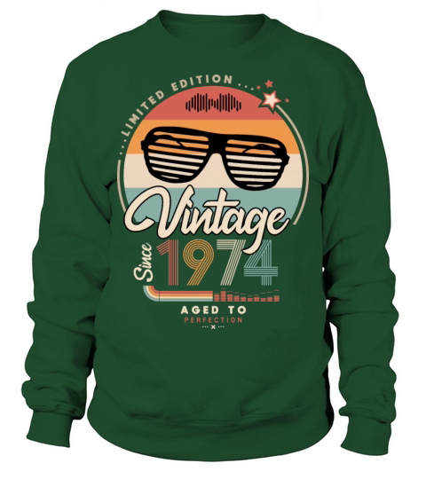 Vintage since 1974 Sweatshirt Unisex