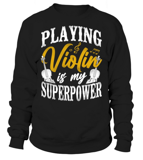 Violin Violinist Vintage Playing Sweatshirt Unisex