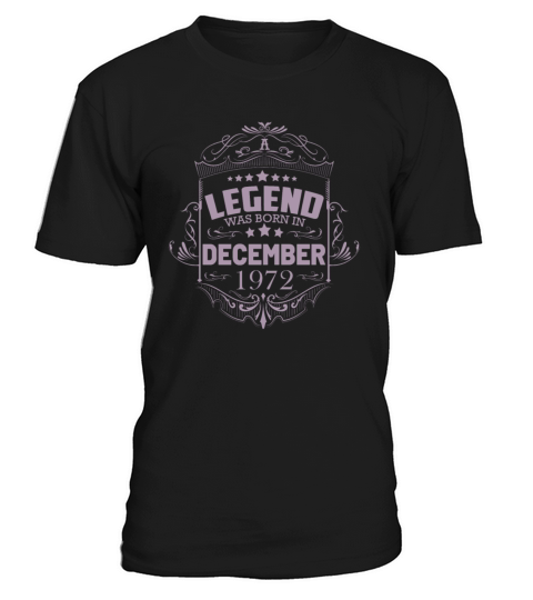 50th Birthday Gifts Born 1972 December T-Shirt Unisex