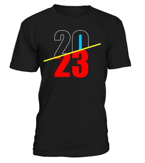 Colorful 2023 New Year Design T-Shirt Unisex