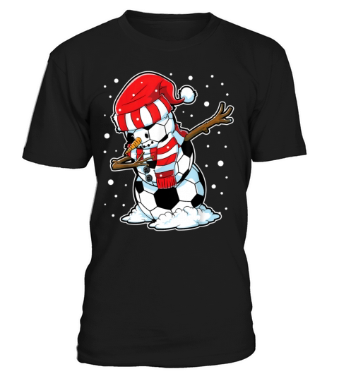 Dabbing Snowman Soccer Ball Christmas Santa Boys K T-Shirt Unisex