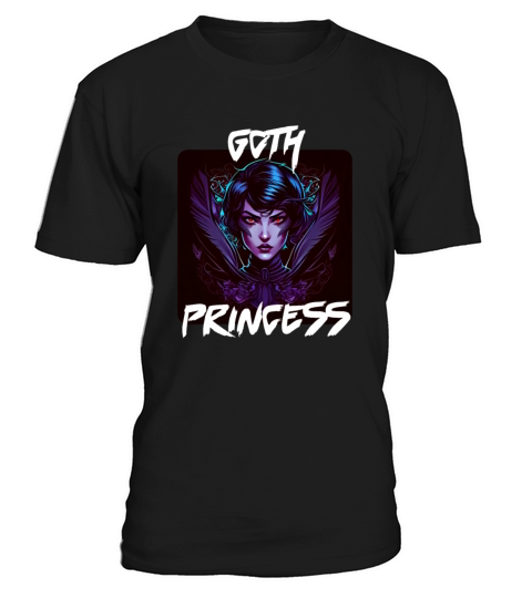 Digital Art Design Of A Goth Princess 4 T-Shirt Unisex