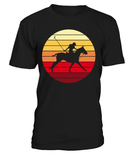 Polo Sport Rider Equestrian Retro Vintage Gift T-Shirt Unisex