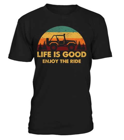 Retro Vintage Jeep Enjoy The Ride T-Shirt Unisex