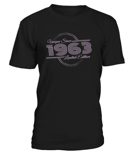 Unique since 1963 Retro Birthday Vintage Style T-Shirt Unisex