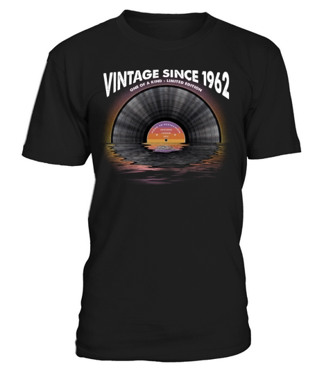 Vintage since 1962 Retro Disco Music Vintage T-Shirt Unisex
