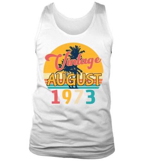 1973 August Vintage Tank Top Unisex