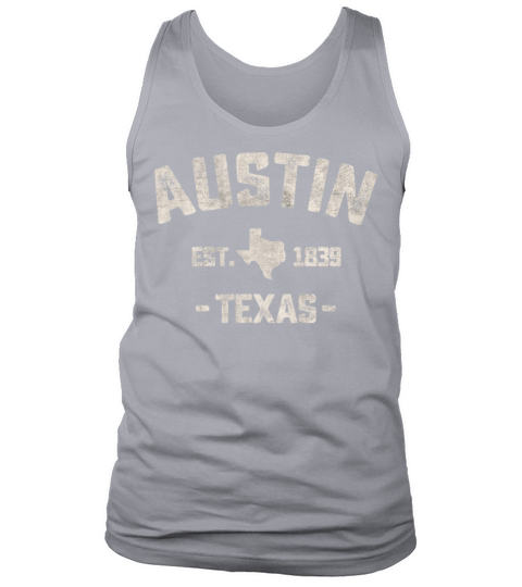 Austin Est 1839 Texas TX Athletic Sports Vintage G Tank Top Unisex