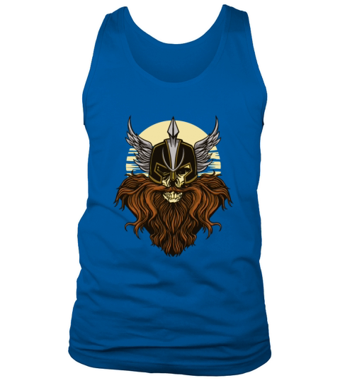 Bearded beard viking helmet Bearded beard viking h Tank Top Unisex