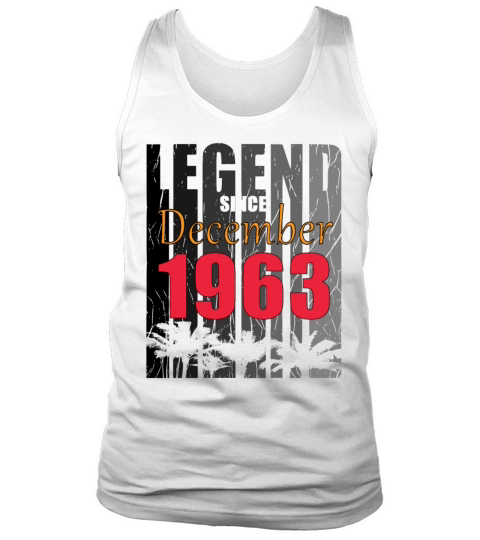 Birth Month December 1963 Vintage Tank Top Unisex
