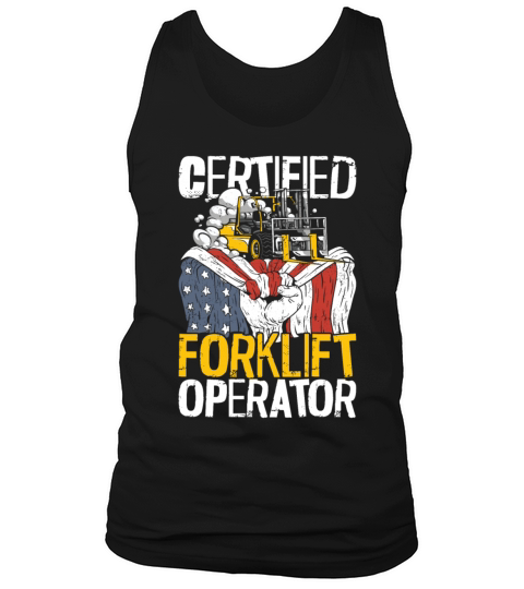 Certified Forklift Truck Operator Tank Top Unisex