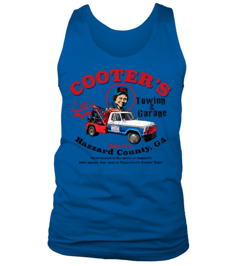 Cooters Towing Worn Hazzard County Tank Top Unisex