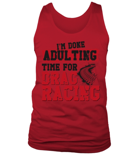 Drag Racing Race Car Vintage Im Tank Top Unisex