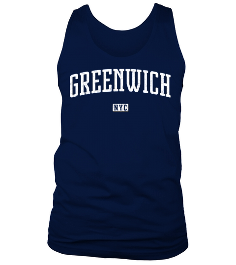 Greenwich New York City Vintage Tank Top Unisex