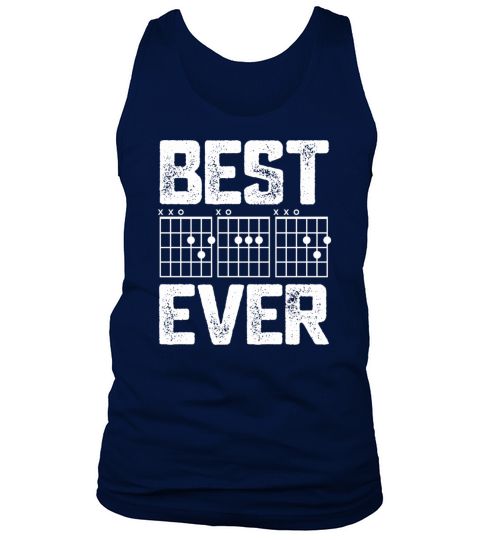 Guitarist Dad Best Daddy Ever Guitar Chord Vintage Tank Top Unisex