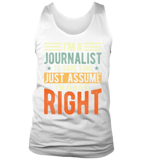 Journalist Tank Top Unisex