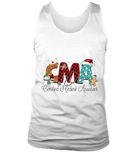 Nurse Christmas Certified Hedieal Assistant Tank Top Unisex
