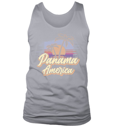 Panama Vintage Sunset Panamanian Wildness Tank Top Unisex