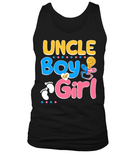 Pink or Blue Uncle Loves You Best Uncle Ever Tank Top Unisex