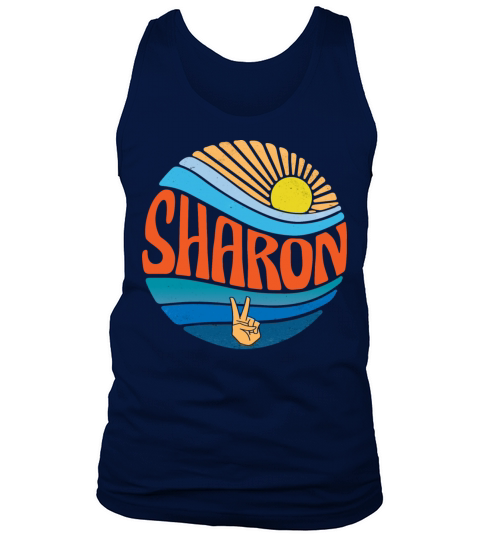 Sharon Shirt Vintage Sunset Sharon Groovy Tie Dye Tank Top Unisex