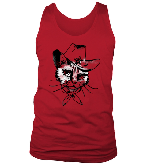 The cat vintage Tank Top Unisex