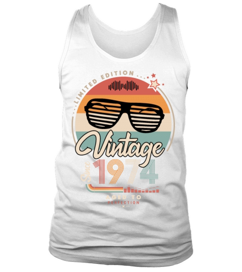 Vintage since 1974 Tank Top Unisex