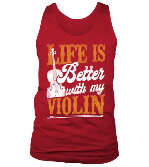 Violin Violinist Vintage Life Is Tank Top Unisex