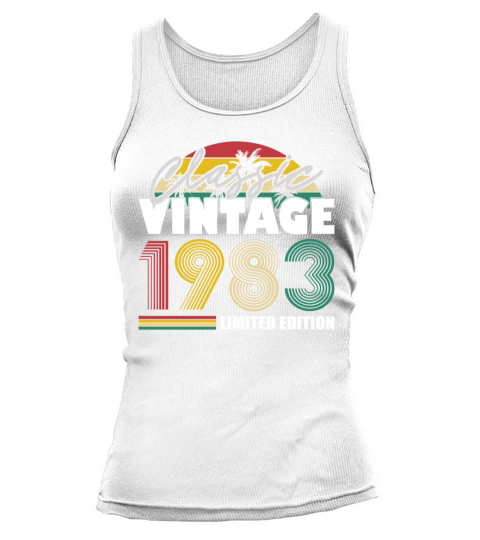 40th birthday born in 1983 classic vintage 1983 Tank top Woman