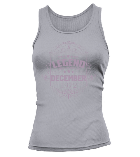 50th Birthday Gifts Born 1972 December Tank top Woman