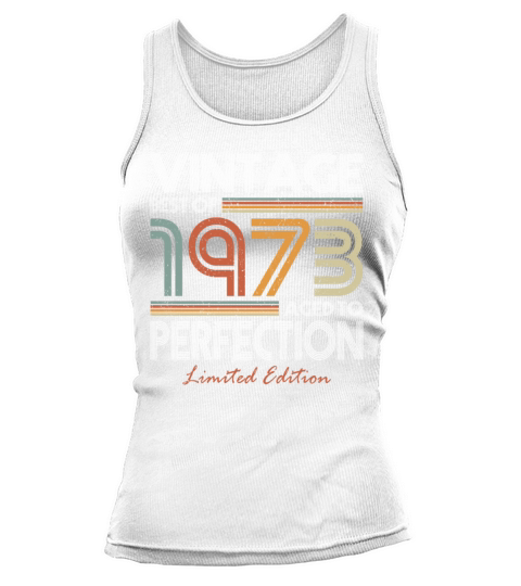 50th birthday vintage 1973 best of 1973 Tank top Woman