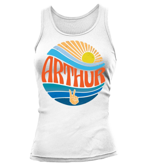 Arthur Shirt Vintage Sunset Arthur Groovy Tie Dye Tank top Woman