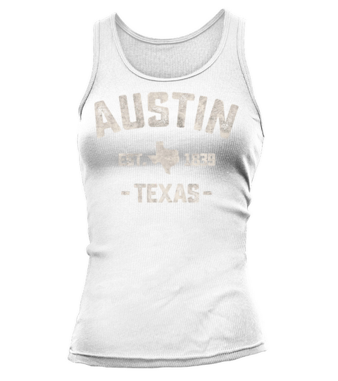 Austin Est 1839 Texas TX Athletic Sports Vintage G Tank top Woman