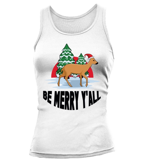 Be Merry Christmas Yall Tank top Woman