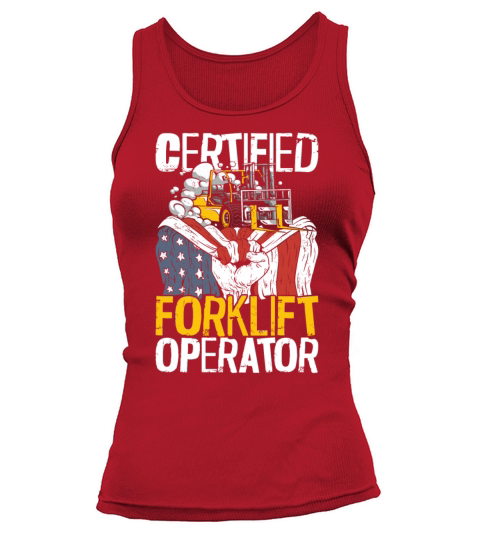 Certified Forklift Truck Operator Tank top Woman
