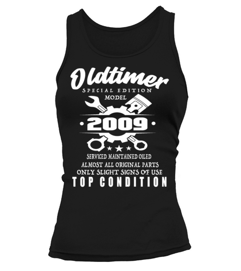 Classic Car Special Edition Model 2009 Birthday Tank top Woman