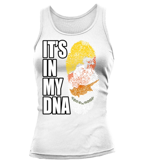Cypriot And Bhutanese Mix Heritage DNA Flag Tank top Woman