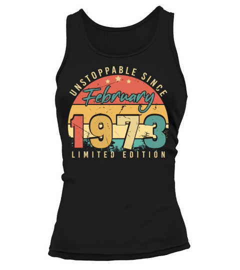 February 1973 Unstoppable Vintage Tank top Woman