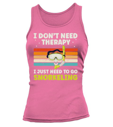 Funny Snorkeling Dive Design For Snorkeler Cool Tank top Woman