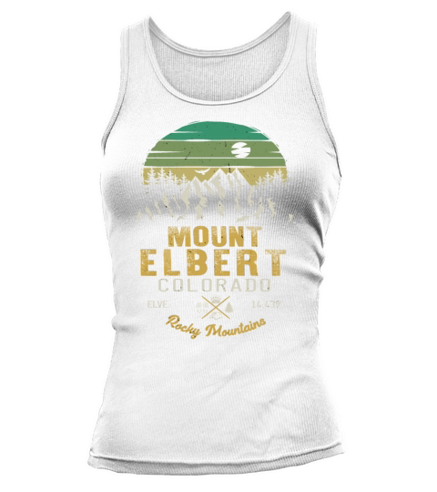 Mount Elbert Colorado fourteeners Tank top Woman