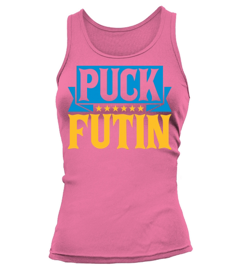 puck futin logo design Tank top Woman