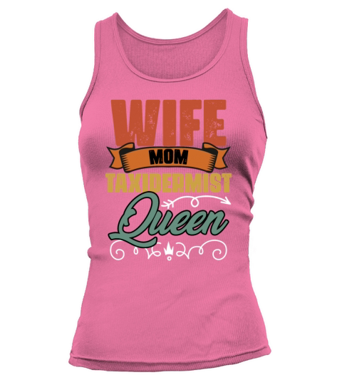 Retro Vintage Taxidermy Queen Stuffing Crew Tank top Woman