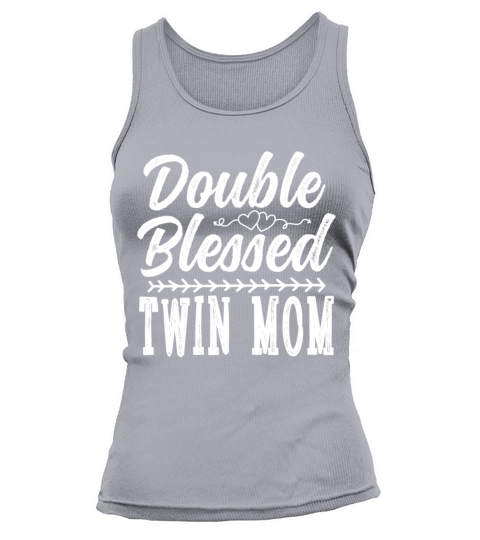 Womens Twin Mama Twin Mom to Be Pregnancy Tank top Woman