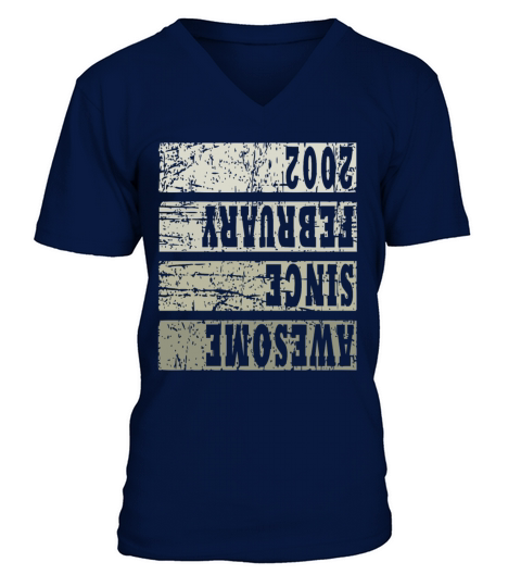 2002 February vintage V-Neck T-shirt