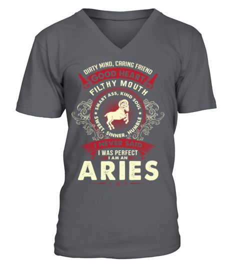 Aries - I never said I am a perfect aries t - shir V-Neck T-shirt